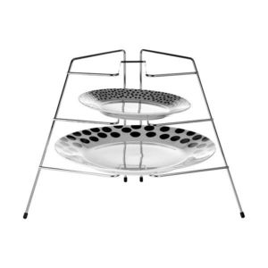 Prídavná polička z nehrdzavejúcej ocele v striebornej farbe 37x25 cm Jasper – Premier Housewares vyobraziť