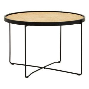 Ratanový okrúhly konferenčný stolík v prírodnej farbe ø 60 cm Depok – Premier Housewares vyobraziť