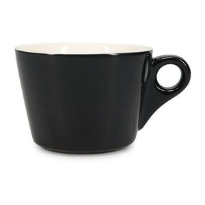 Čierna porcelánová šálka na latte 280 ml Barista – BonBistro vyobraziť