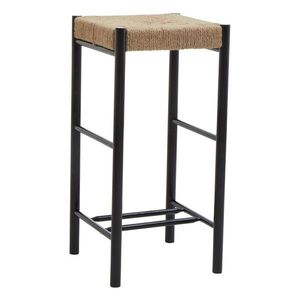 Čierna/v prírodnej farbe barová stolička z bukového dreva (výška sedadla 72 cm) Bandar – Premier Housewares vyobraziť