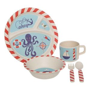 Bambusová detská jedálenská súprava 5 ks Eden – Premier Housewares vyobraziť