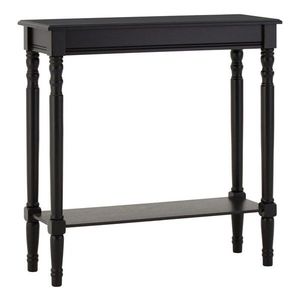 Čierny konzolový stolík z borovicového dreva 30x80 cm Heritage – Premier Housewares vyobraziť