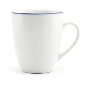 Biely porcelánový hrnček 380 ml Basic White – BonBistro vyobraziť