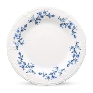 Biely/modrý porcelánový tanier ø 21 cm Retro – BonBistro vyobraziť