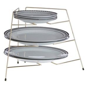 Kovová prídavná polička v zlatej farbe 37x25 cm Rowan – Premier Housewares vyobraziť