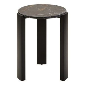 Okrúhly odkladací stolík s mramorovou doskou ø 46 cm Palermo – Premier Housewares vyobraziť