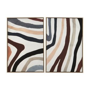 Obrazy v súprave 2 ks s rámom/na plátne 63x93 cm Astratto – Premier Housewares vyobraziť