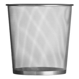 Kancelársky kovový odpadkový kôš v matne striebornej farbe 12 l Den – Premier Housewares vyobraziť