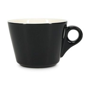 Čierna porcelánová šálka na cappuccino 160 ml Barista – BonBistro vyobraziť