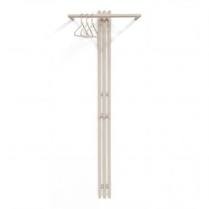 Taupe oceľový nástenný vešiak 65 cm Senza – Spinder Design vyobraziť