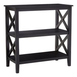 Čierny regál z borovicového dreva 40x81x81 cm Heritage – Premier Housewares vyobraziť