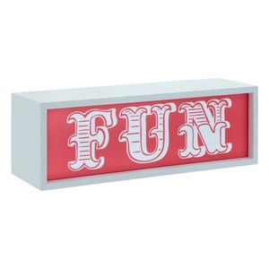 Červená svetelná dekorácia na baterky Fun – Premier Housewares vyobraziť