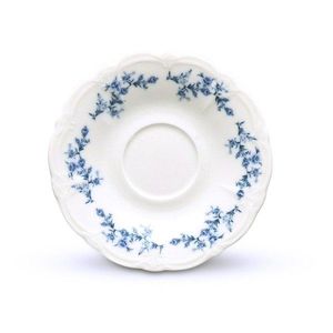 Biely/modrý porcelánový tanierik ø 12 cm Retro – BonBistro vyobraziť