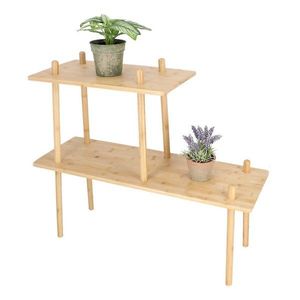 Bambusový regál v svetlo prírodnej farbe 84x73x30 cm – Esschert Design vyobraziť