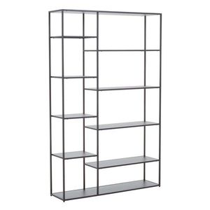 Sivý oceľový regál 120x188x30 cm Acero – Premier Housewares vyobraziť