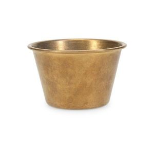 Kovová servírovacia miska v zlatej farbe 110 ml Serve – BonBistro vyobraziť