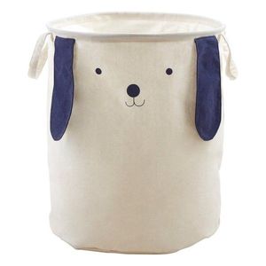 Biely látkový detský kôš na hračky ø 39x48 cm Mimo Dog Face – Premier Housewares vyobraziť