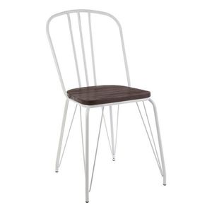 Biela/v prírodnej farbe jedálenská stolička z brestového dreva District – Premier Housewares vyobraziť