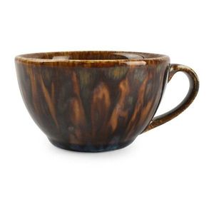 Hnedá porcelánová šálka na cappuccino 200 ml Resto – BonBistro vyobraziť
