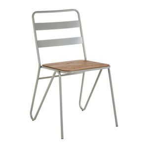 Sivá/v prírodnej farbe jedálenská stolička z brestového dreva District – Premier Housewares vyobraziť