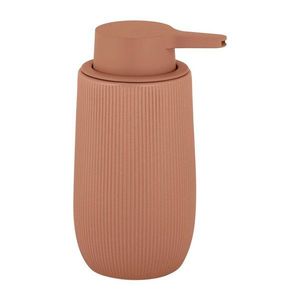 Hnedý plastový dávkovač mydla 400 ml Fablo – Wenko vyobraziť