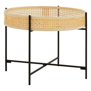 Ratanový okrúhly konferenčný stolík v prírodnej farbe ø 60 cm Depok – Premier Housewares vyobraziť