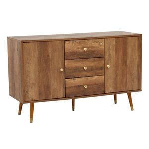 Komoda v tmavo prírodnej farbe 114x70x39 cm Frida – Premier Housewares vyobraziť
