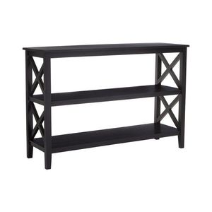 Čierny regál z borovicového dreva 120x81x40 cm Heritage – Premier Housewares vyobraziť