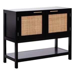 Čierna komoda 85x73x38 cm Sherman – Premier Housewares vyobraziť