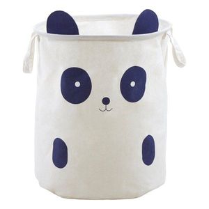 Biely látkový detský kôš na hračky ø 38x48 cm Mimo Panda Face – Premier Housewares vyobraziť