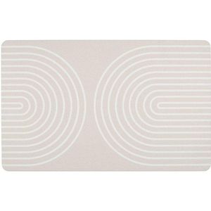 Béžová kúpeľňová predložka z kremeliny 50x80 cm Nazca – Wenko vyobraziť