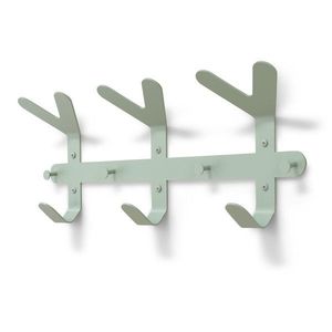Sivozelený oceľový nástenný vešiak 66 cm Frondo – Spinder Design vyobraziť