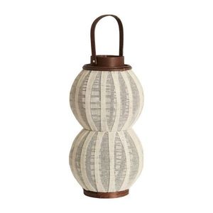 Drevený/látkový lampáš (výška 48 cm) Arbore – Light & Living vyobraziť