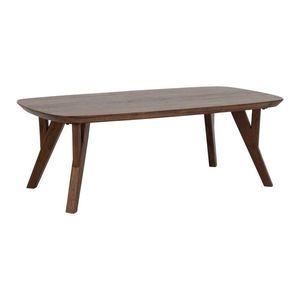 Konferenčný stolík z masívu akácie v tmavo prírodnej farbe 65x120 cm Quenza – Light & Living vyobraziť