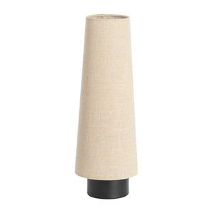Béžová kovová stolová lampa s textilným tienidlom (výška 42 cm) Howie – Light & Living vyobraziť