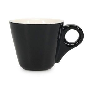 Čierna porcelánová šálka na espresso 80 ml Barista – BonBistro vyobraziť