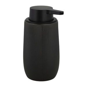 Čierny plastový dávkovač mydla 400 ml Fablo – Wenko vyobraziť