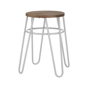 Sivá/v prírodnej farbe stolička z brestového dreva District – Premier Housewares vyobraziť