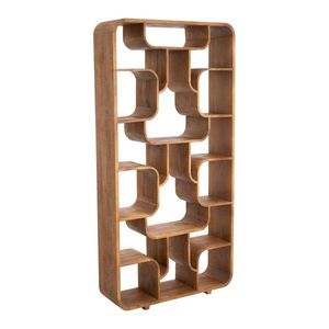 Regál z mangového dreva v prírodnej farbe 100x200x30 cm Labare – Light & Living vyobraziť