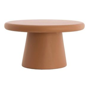 Okrúhly konferenčný stolík v terakotovej farbe ø 70 cm Kulona – Light & Living vyobraziť