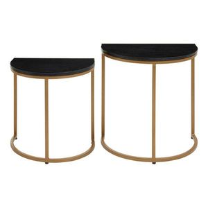 Odkladacie stolíky v súprave 2 ks s mramorovou doskou 28x45 cm Varana – Premier Housewares vyobraziť