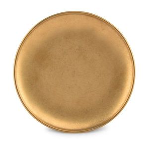 Dezertný kovový tanier v zlatej farbe ø 17 cm Serve – BonBistro vyobraziť
