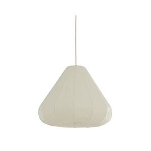 Krémovobiele závesné svietidlo s papierovým tienidlom ø 10 cm Sarella – Light & Living vyobraziť