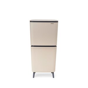 Béžový plastový odpadkový kôš 25+10+10 l na triedený odpad SortUp Recycle Hi – Brabantia vyobraziť