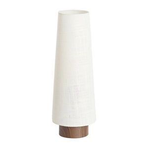 Krémovobiela kovová stolová lampa s textilným tienidlom (výška 42 cm) Howie – Light & Living vyobraziť