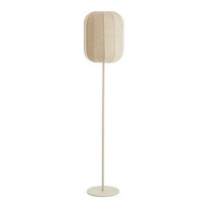Krémovobiela stojacia lampa s textilným tienidlom (výška 165 cm) Solune – Light & Living vyobraziť