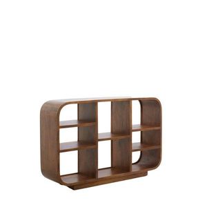 Hnedý regál z mangového dreva 140x90x35 cm Dane – Light & Living vyobraziť