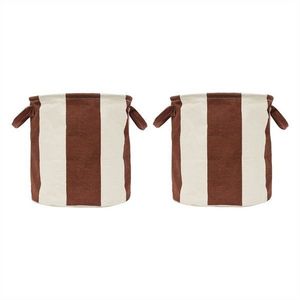 Látkové košíky v súprave 2 ks ø 32x32 cm Kara – OYOY Living Design vyobraziť