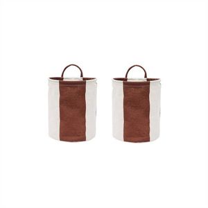 Látkové košíky v súprave 2 ks ø 18x22 cm Kara – OYOY Living Design vyobraziť