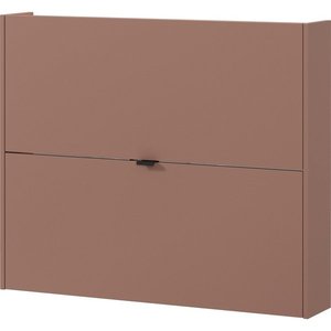 Hnedá výklopná/závesná skrinka na topánky v dekore duba 100x83x18 cm Ameca – Germania vyobraziť